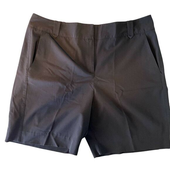 SWING Bette & Court Womens Black Shorts Size 12 3 Pockets Flat Front Inseam 8” - Picture 1 of 6